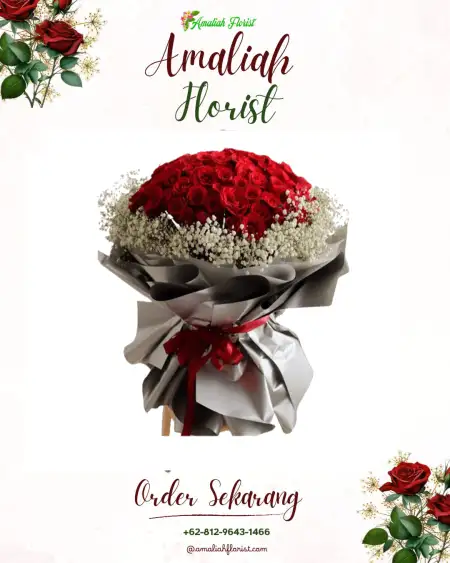 Buket Bunga simpang tiga