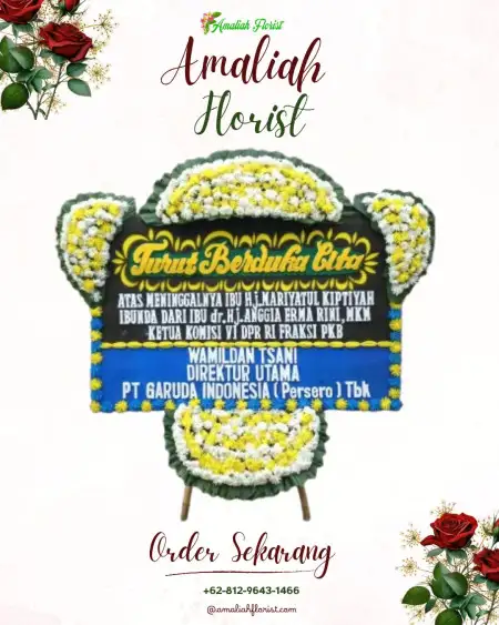 Papan Bunga Duka simpang tiga